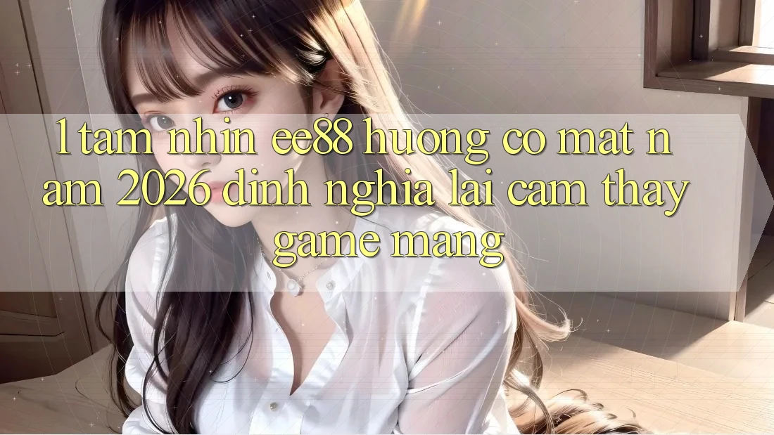 1. Tầm Nhìn ee88 Hướng Có mặt Năm 2026: Định Nghĩa Lại Cảm thấy Game mạng 1. Tầm Nhìn ee88 Hướng Có mặt Năm 2026: Định Nghĩa Lại Cảm thấy Game mạng