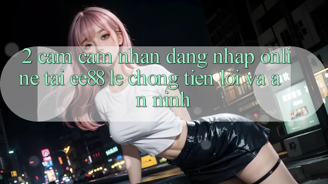 2. Cảm cảm nhận Đăng Nhập Online Tại ee88: Lẹ Chóng, Tiện Lợi Và An ninh