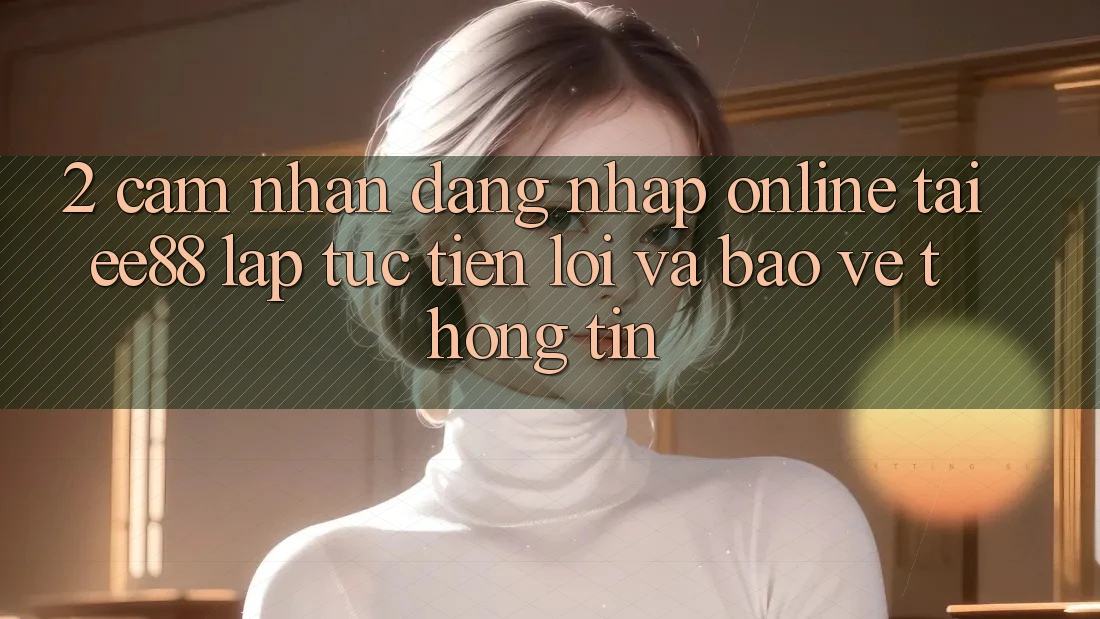 2. Cảm nhận Đăng Nhập Online Tại ee88: Lập tức, Tiện Lợi Và Bảo vệ thông tin 2. Cảm nhận Đăng Nhập Online Tại ee88: Lập tức, Tiện Lợi Và Bảo vệ thông tin