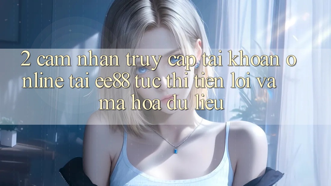 2. Cảm nhận Truy cập tài khoản Online Tại ee88: Tức thì, Tiện Lợi Và Mã hóa dữ liệu 2. Cảm nhận Truy cập tài khoản Online Tại ee88: Tức thì, Tiện Lợi Và Mã hóa dữ liệu
