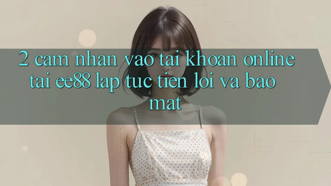 2. Cảm nhận Vào tài khoản Online Tại ee88: Lập tức, Tiện Lợi Và Bảo Mật 2. Cảm nhận Vào tài khoản Online Tại ee88: Lập tức, Tiện Lợi Và Bảo Mật