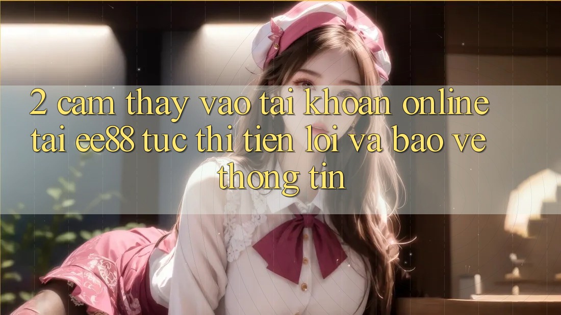 2. Cảm thấy Vào tài khoản Online Tại ee88: Tức thì, Tiện Lợi Và Bảo vệ thông tin 2. Cảm thấy Vào tài khoản Online Tại ee88: Tức thì, Tiện Lợi Và Bảo vệ thông tin