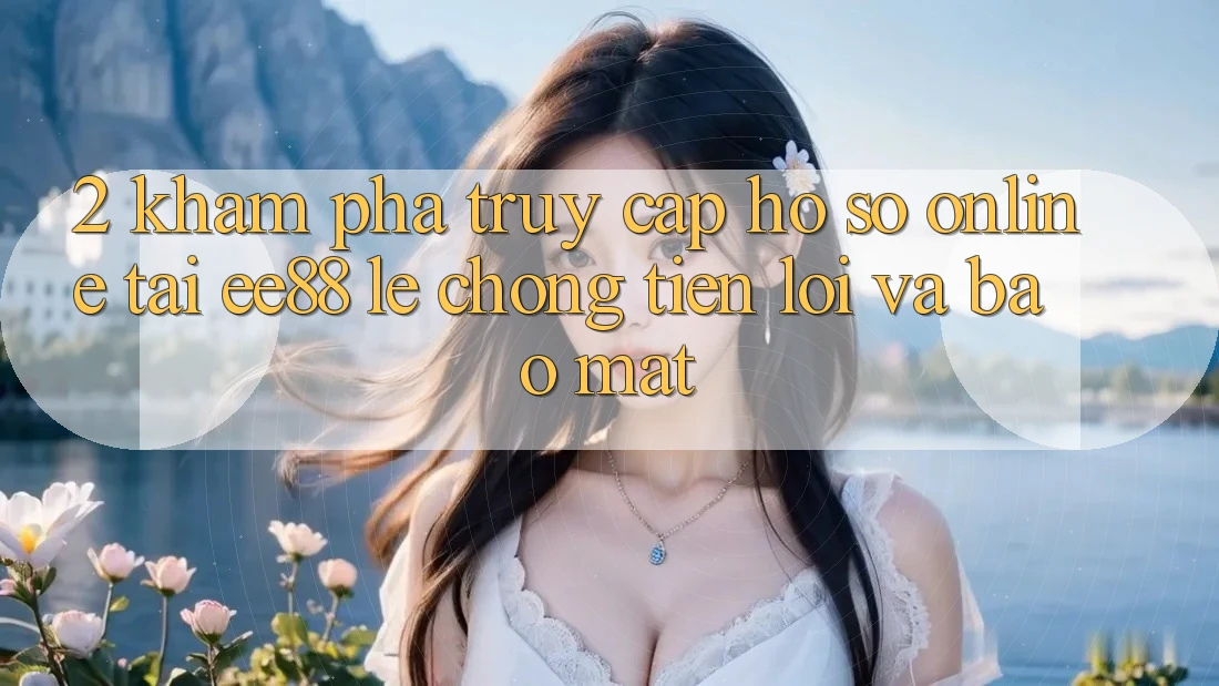 2. Khám phá Truy cập hồ sơ Online Tại ee88: Lẹ Chóng, Tiện Lợi Và Bảo Mật 2. Khám phá Truy cập hồ sơ Online Tại ee88: Lẹ Chóng, Tiện Lợi Và Bảo Mật