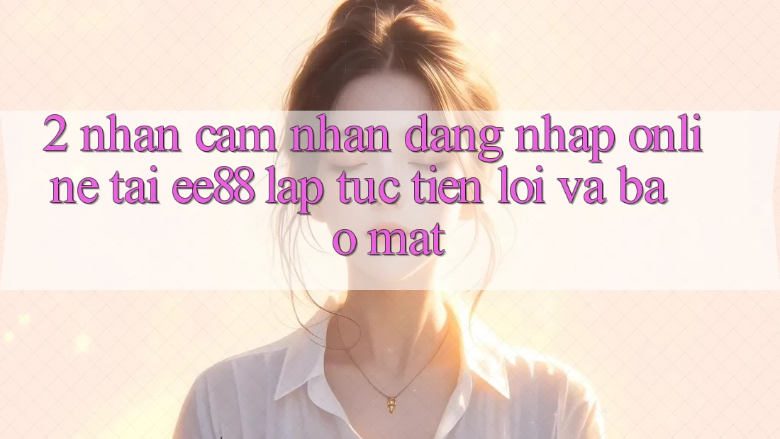2. Nhận cảm nhận Đăng Nhập Online Tại ee88: Lập tức, Tiện Lợi Và Bảo Mật 2. Nhận cảm nhận Đăng Nhập Online Tại ee88: Lập tức, Tiện Lợi Và Bảo Mật
