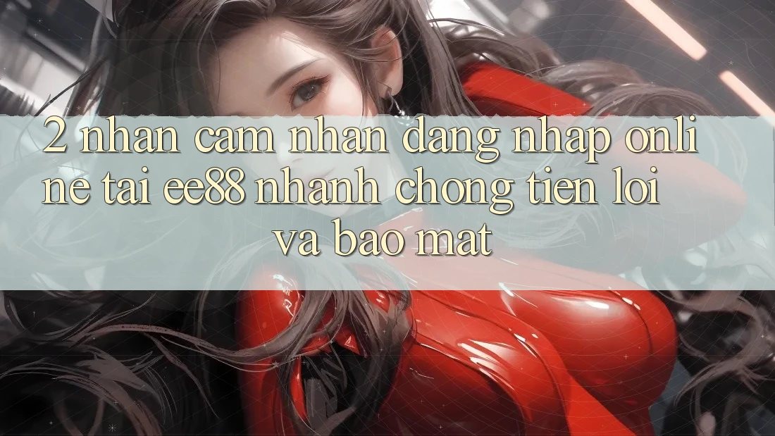 2. Nhận cảm nhận Đăng Nhập Online Tại ee88: Nhanh chóng, Tiện Lợi Và Bảo Mật 2. Nhận cảm nhận Đăng Nhập Online Tại ee88: Nhanh chóng, Tiện Lợi Và Bảo Mật