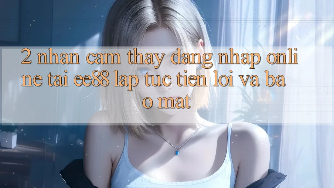 2. Nhận cảm thấy Đăng Nhập Online Tại ee88: Lập tức, Tiện Lợi Và Bảo Mật 2. Nhận cảm thấy Đăng Nhập Online Tại ee88: Lập tức, Tiện Lợi Và Bảo Mật