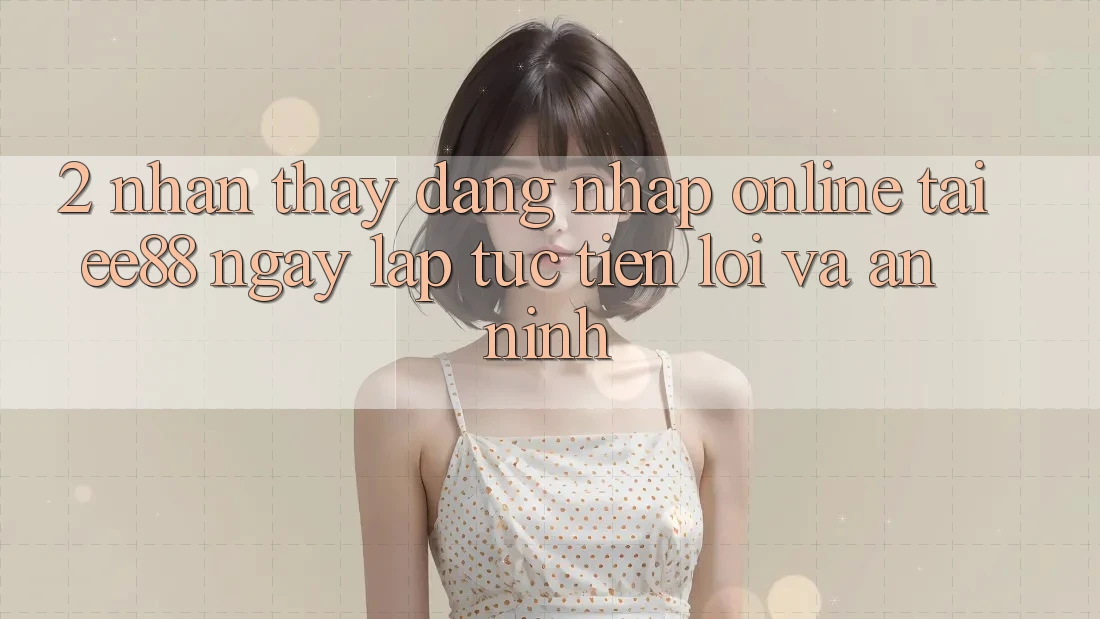 2. Nhận thấy Đăng Nhập Online Tại ee88: Ngay lập tức, Tiện Lợi Và An ninh 2. Nhận thấy Đăng Nhập Online Tại ee88: Ngay lập tức, Tiện Lợi Và An ninh