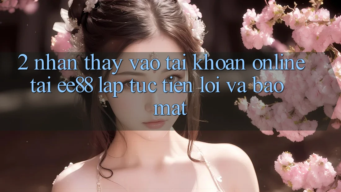 2. Nhận thấy Vào tài khoản Online Tại ee88: Lập tức, Tiện Lợi Và Bảo Mật 2. Nhận thấy Vào tài khoản Online Tại ee88: Lập tức, Tiện Lợi Và Bảo Mật