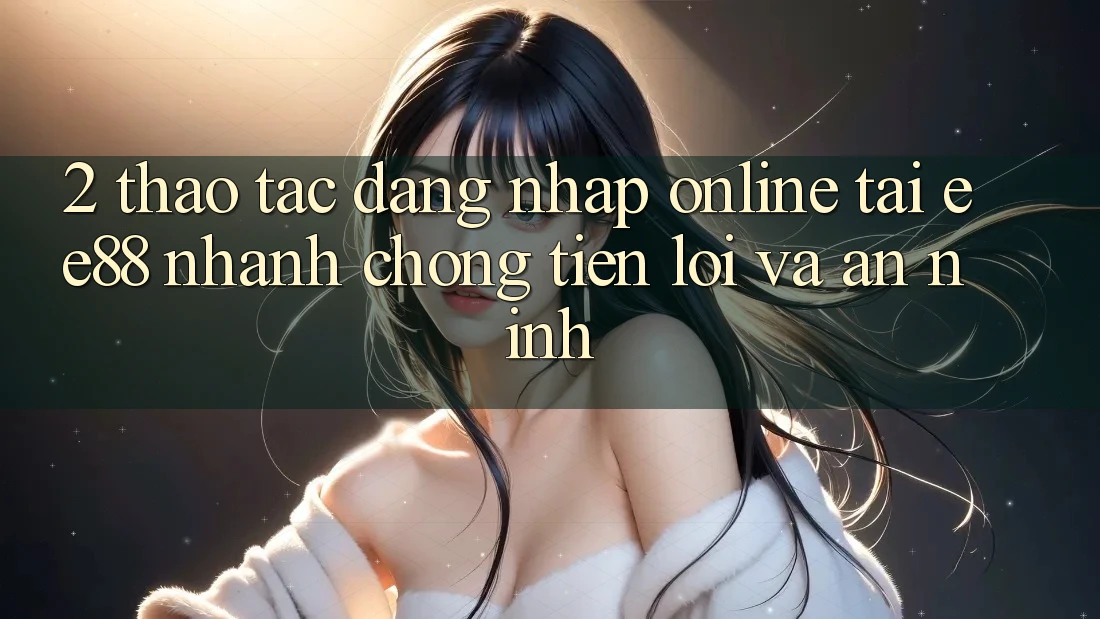 2. Thao tác Đăng Nhập Online Tại ee88: Nhanh Chóng, Tiện Lợi Và An ninh 2. Thao tác Đăng Nhập Online Tại ee88: Nhanh Chóng, Tiện Lợi Và An ninh