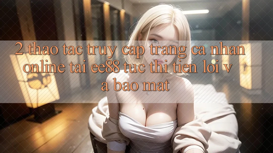 2. Thao tác Truy cập trang cá nhân Online Tại ee88: Tức thì, Tiện Lợi Và Bảo Mật 2. Thao tác Truy cập trang cá nhân Online Tại ee88: Tức thì, Tiện Lợi Và Bảo Mật