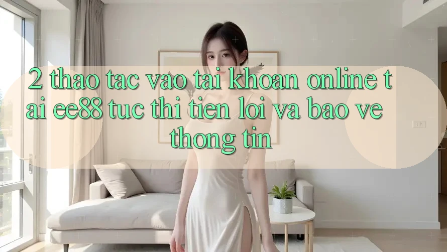 2. Thao tác Vào tài khoản Online Tại ee88: Tức thì, Tiện Lợi Và Bảo vệ thông tin 2. Thao tác Vào tài khoản Online Tại ee88: Tức thì, Tiện Lợi Và Bảo vệ thông tin