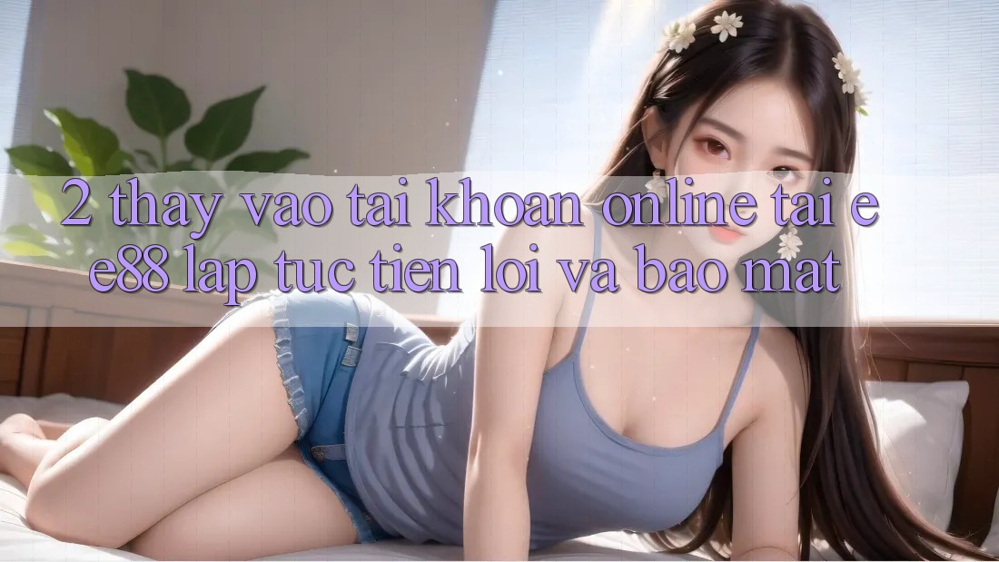 2. Thấy Vào tài khoản Online Tại ee88: Lập tức, Tiện Lợi Và Bảo Mật 2. Thấy Vào tài khoản Online Tại ee88: Lập tức, Tiện Lợi Và Bảo Mật