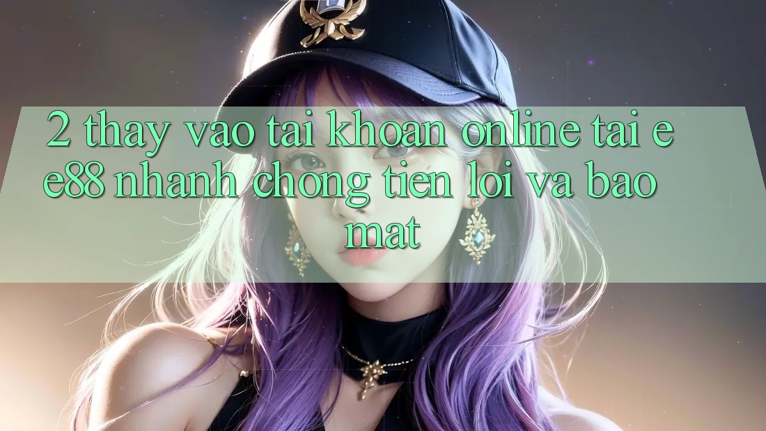 2. Thấy Vào tài khoản Online Tại ee88: Nhanh Chóng, Tiện Lợi Và Bảo Mật 2. Thấy Vào tài khoản Online Tại ee88: Nhanh Chóng, Tiện Lợi Và Bảo Mật
