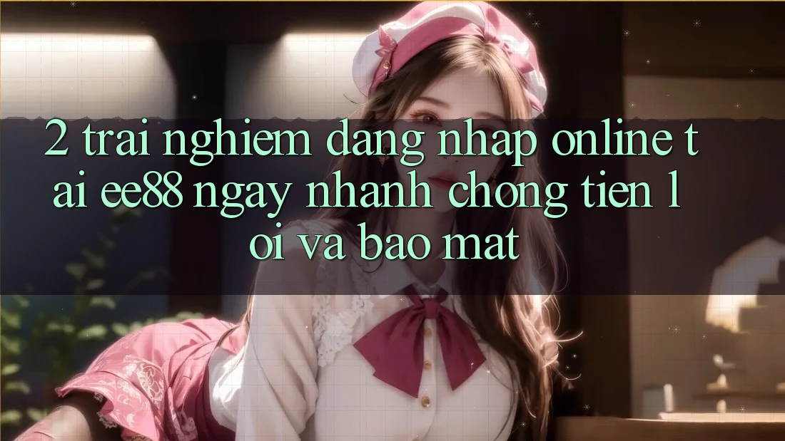 2. Trải Nghiệm Đăng Nhập Online Tại ee88: Ngay nhanh chóng, Tiện Lợi Và Bảo Mật 2. Trải Nghiệm Đăng Nhập Online Tại ee88: Ngay nhanh chóng, Tiện Lợi Và Bảo Mật