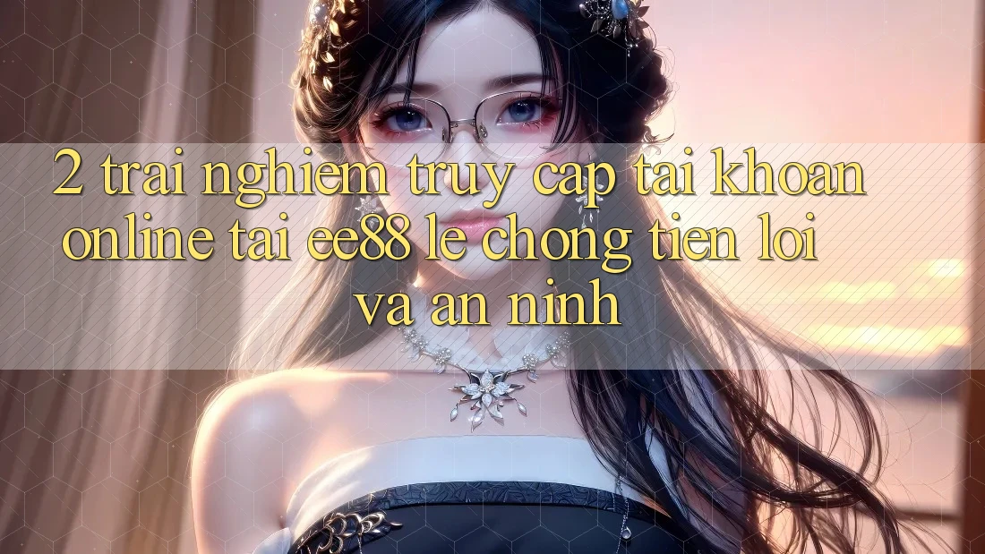 2. Trải nghiệm Truy cập tài khoản Online Tại ee88: Lẹ Chóng, Tiện Lợi Và An ninh 2. Trải nghiệm Truy cập tài khoản Online Tại ee88: Lẹ Chóng, Tiện Lợi Và An ninh