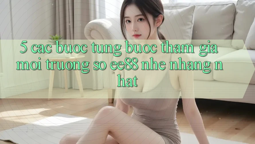5. Các bước Từng Bước Tham Gia Môi trường số ee88 Nhẹ nhàng Nhất 5. Các bước Từng Bước Tham Gia Môi trường số ee88 Nhẹ nhàng Nhất