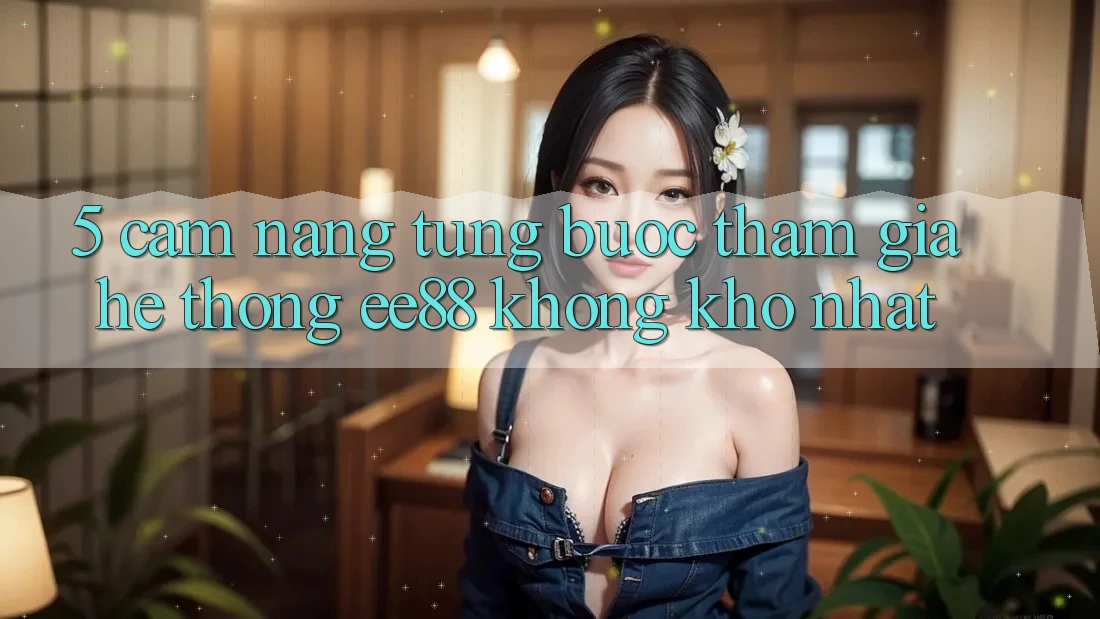 5. Cẩm nang Từng Bước Tham Gia Hệ thống ee88 Không khó Nhất 5. Cẩm nang Từng Bước Tham Gia Hệ thống ee88 Không khó Nhất