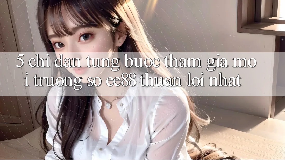 5. Chỉ dẫn Từng Bước Tham Gia Môi trường số ee88 Thuận lợi Nhất 5. Chỉ dẫn Từng Bước Tham Gia Môi trường số ee88 Thuận lợi Nhất