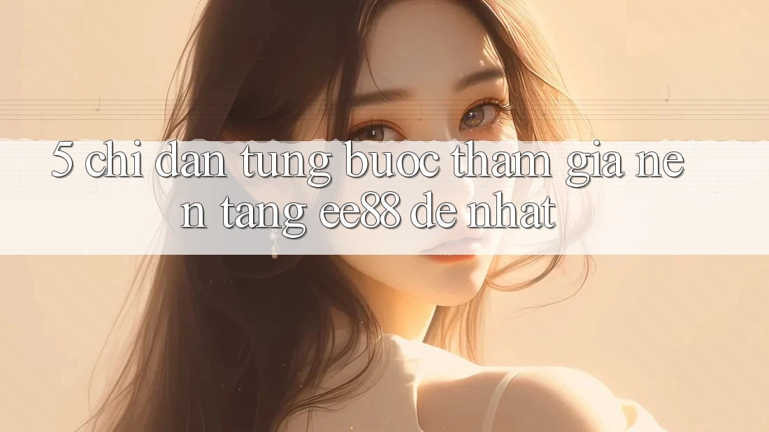 5. Chỉ dẫn Từng Bước Tham Gia Nền Tảng ee88 Dễ Nhất 5. Chỉ dẫn Từng Bước Tham Gia Nền Tảng ee88 Dễ Nhất