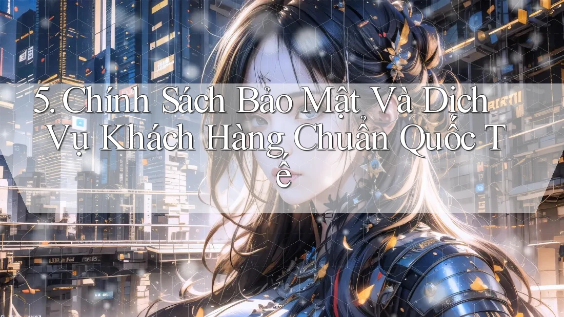 5. Chính Sách Bảo Mật Và Dịch Vụ Khách Hàng Chuẩn Quốc Tế 5. Chính Sách Bảo Mật Và Dịch Vụ Khách Hàng Chuẩn Quốc Tế