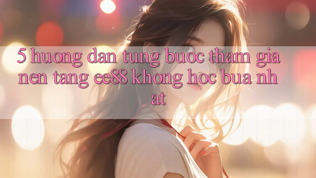 5. Hướng dẫn Từng Bước Tham Gia Nền Tảng ee88 Không hóc búa Nhất 5. Hướng dẫn Từng Bước Tham Gia Nền Tảng ee88 Không hóc búa Nhất