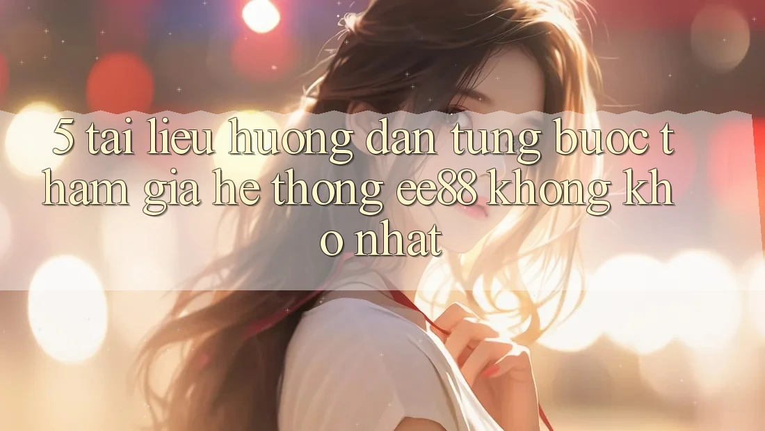 5. Tài liệu hướng dẫn Từng Bước Tham Gia Hệ thống ee88 Không khó Nhất