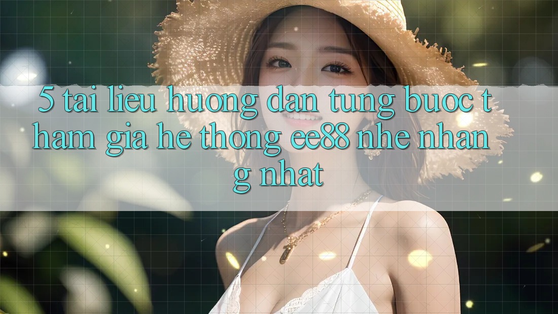 5. Tài liệu hướng dẫn Từng Bước Tham Gia Hệ thống ee88 Nhẹ nhàng Nhất 5. Tài liệu hướng dẫn Từng Bước Tham Gia Hệ thống ee88 Nhẹ nhàng Nhất