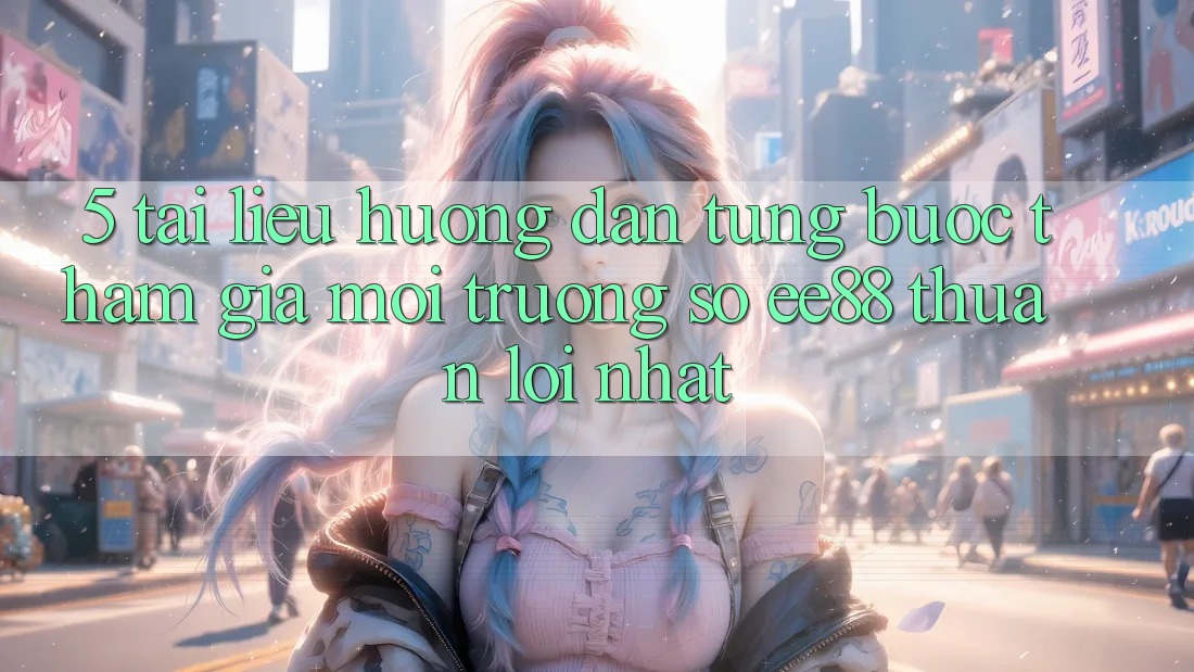 5. Tài liệu hướng dẫn Từng Bước Tham Gia Môi trường số ee88 Thuận lợi Nhất
