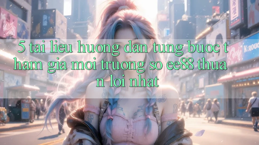 5. Tài liệu hướng dẫn Từng Bước Tham Gia Môi trường số ee88 Thuận lợi Nhất