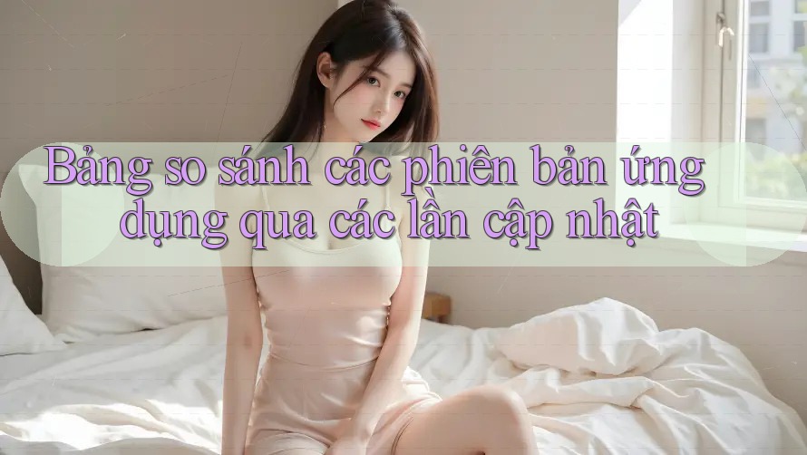 Bảng so sánh các phiên bản ứng dụng qua các lần cập nhật