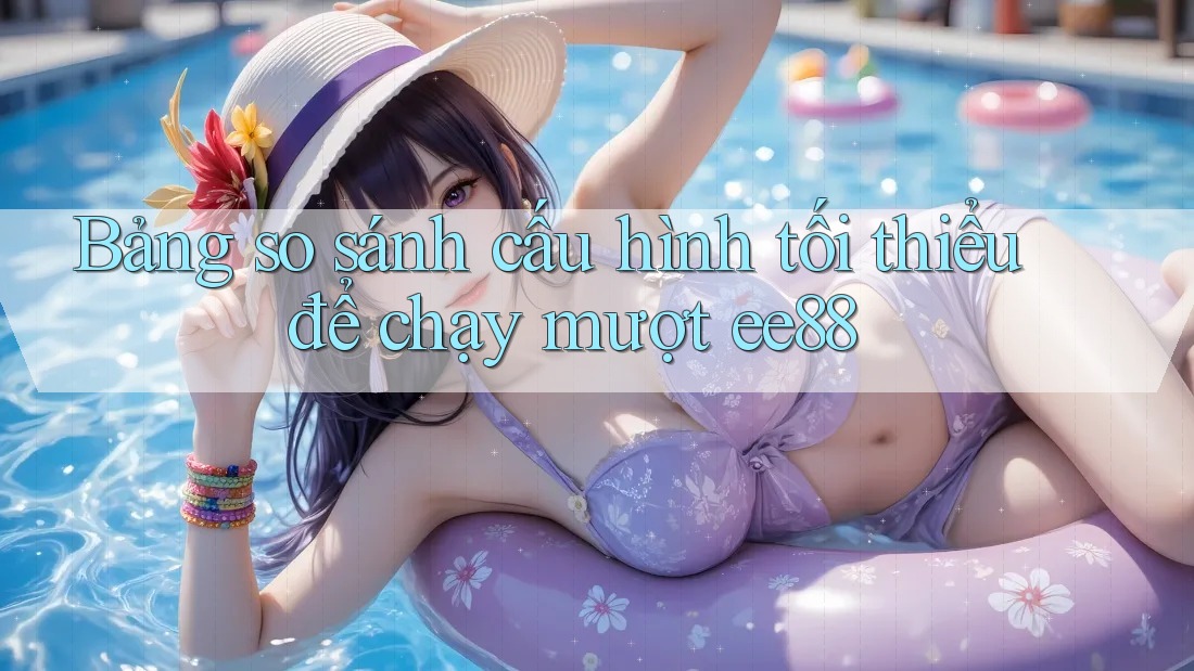 Bảng so sánh cấu hình tối thiểu để chạy mượt ee88 Bảng so sánh cấu hình tối thiểu để chạy mượt ee88