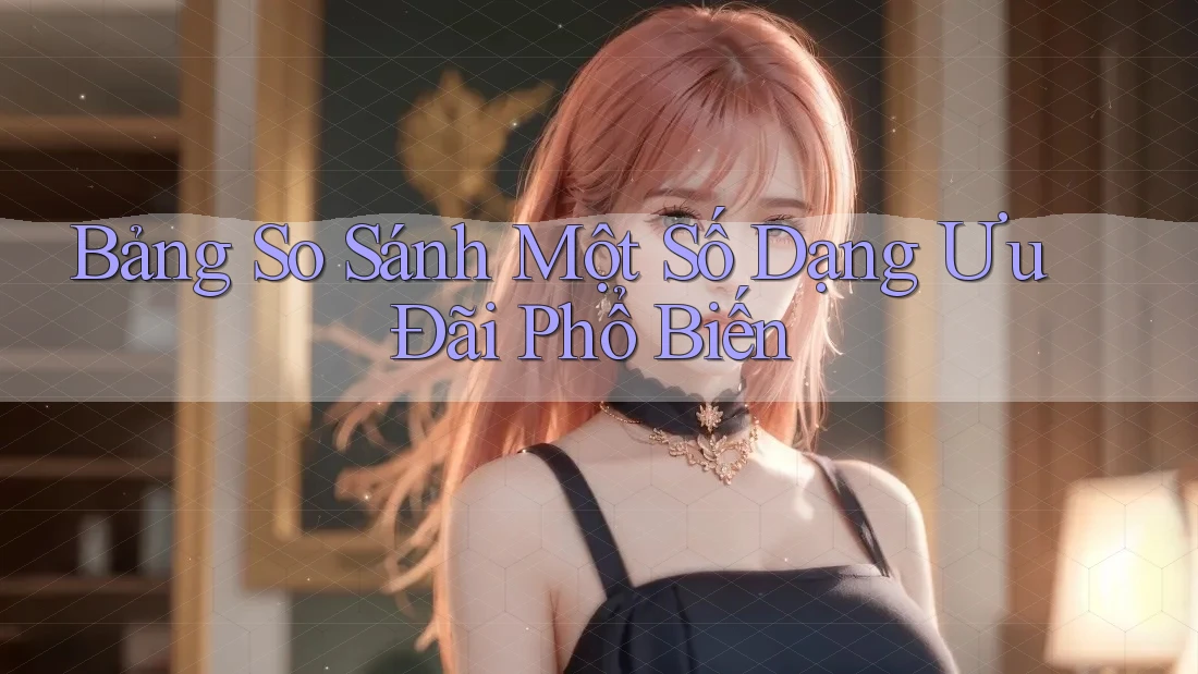 Bảng So Sánh Một Số Dạng Ưu Đãi Phổ Biến Bảng So Sánh Một Số Dạng Ưu Đãi Phổ Biến