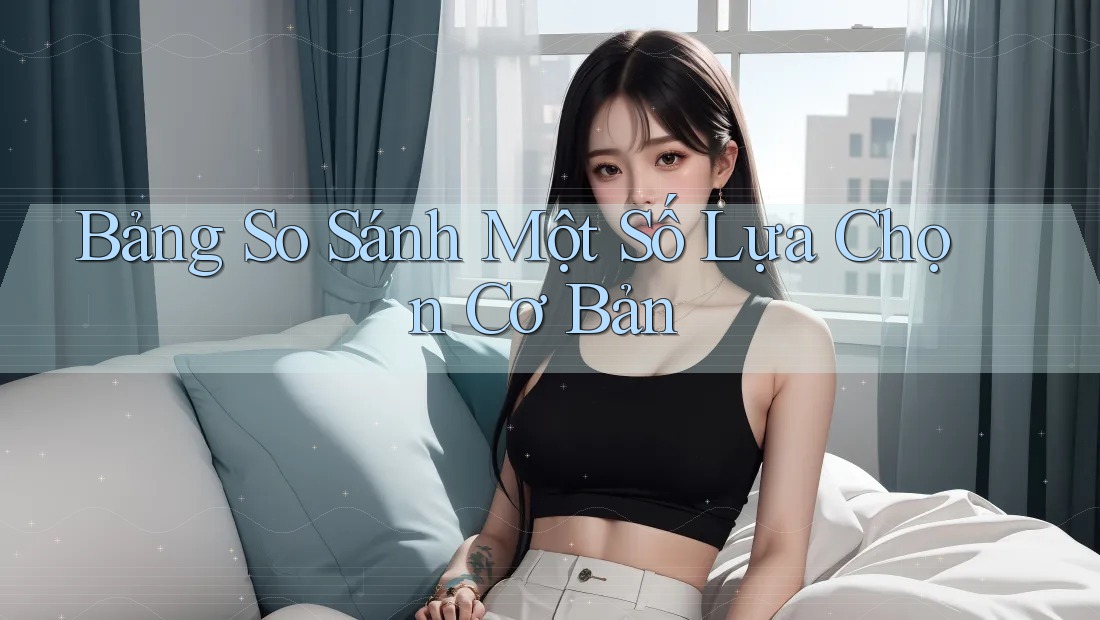 Bảng So Sánh Một Số Lựa Chọn Cơ Bản Bảng So Sánh Một Số Lựa Chọn Cơ Bản