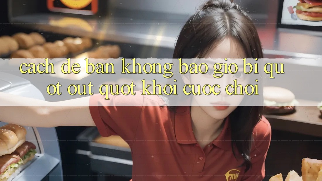 Cách để bạn không bao giờ bị " out" khỏi cuộc chơi Cách để bạn không bao giờ bị " out" khỏi cuộc chơi