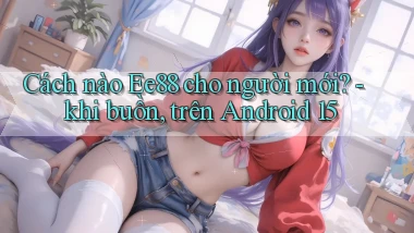Cách nào Ee88 cho người mới   khi buồn, trên Android 15