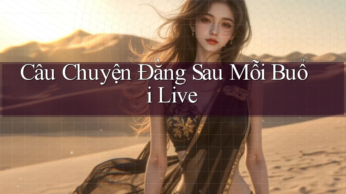 Câu Chuyện Đằng Sau Mỗi Buổi Live Câu Chuyện Đằng Sau Mỗi Buổi Live