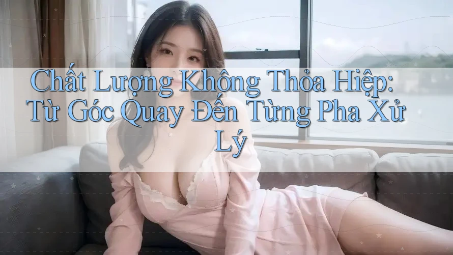 Chất Lượng Không Thỏa Hiệp: Từ Góc Quay Đến Từng Pha Xử Lý Chất Lượng Không Thỏa Hiệp: Từ Góc Quay Đến Từng Pha Xử Lý