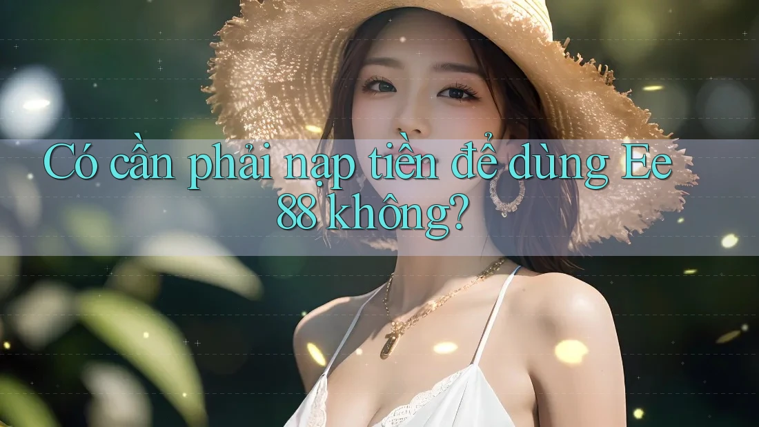 Có cần phải nạp tiền để dùng Ee88 không? Có cần phải nạp tiền để dùng Ee88 không?