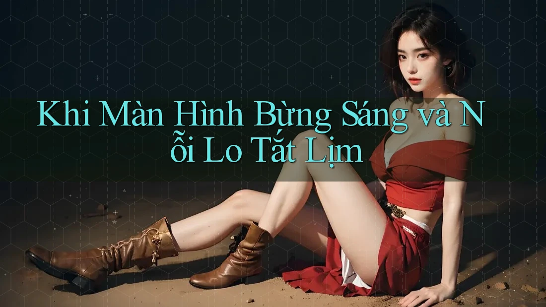 Khi Màn Hình Bừng Sáng và Nỗi Lo Tắt Lịm