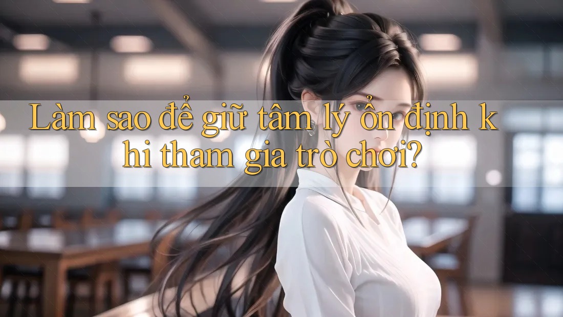 Làm sao để giữ tâm lý ổn định khi tham gia trò chơi? Làm sao để giữ tâm lý ổn định khi tham gia trò chơi?