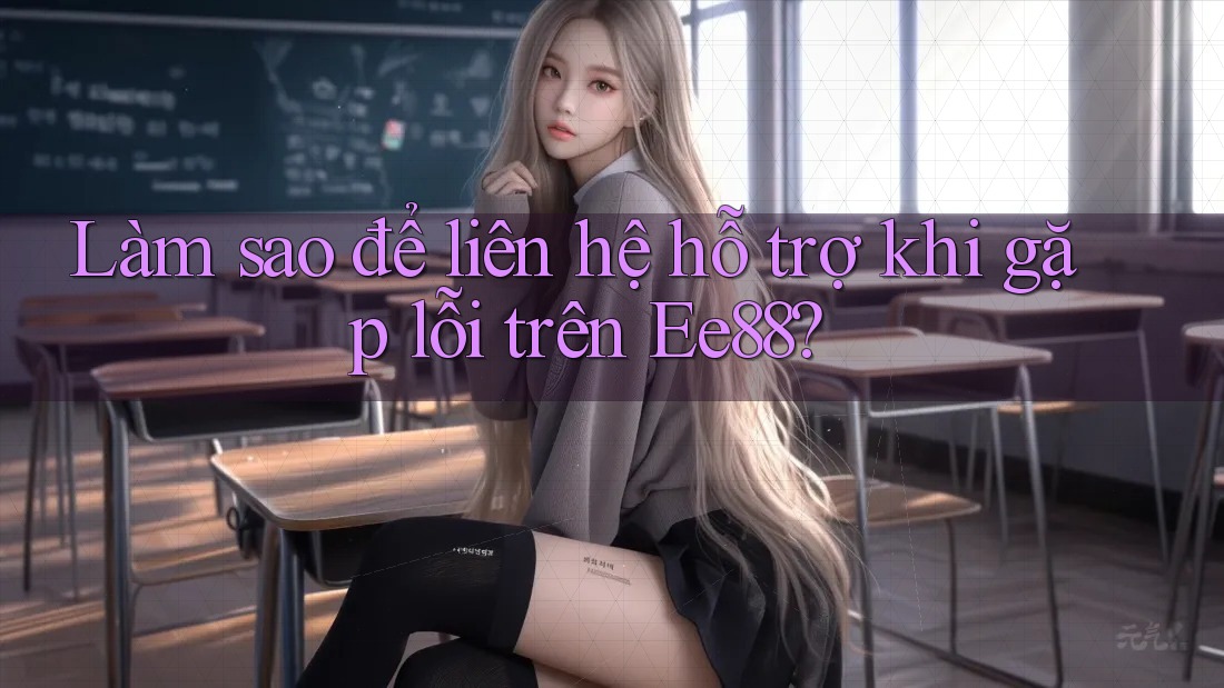 Làm sao để liên hệ hỗ trợ khi gặp lỗi trên Ee88? Làm sao để liên hệ hỗ trợ khi gặp lỗi trên Ee88?