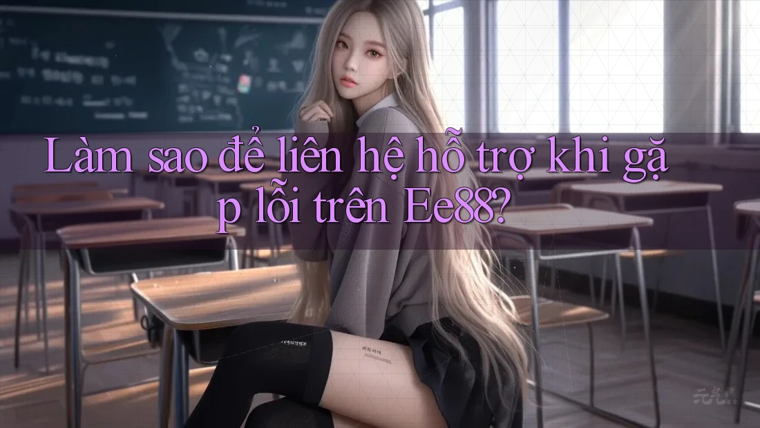 Làm sao để liên hệ hỗ trợ khi gặp lỗi trên ee88? Làm sao để liên hệ hỗ trợ khi gặp lỗi trên ee88?