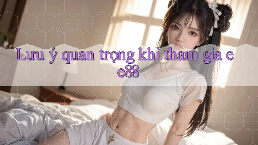 Lưu ý quan trọng khi tham gia ee88 Lưu ý quan trọng khi tham gia ee88