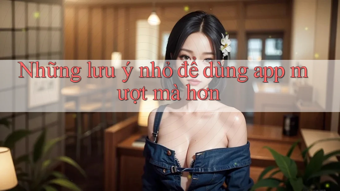 Những lưu ý nhỏ để dùng app mượt mà hơn Những lưu ý nhỏ để dùng app mượt mà hơn