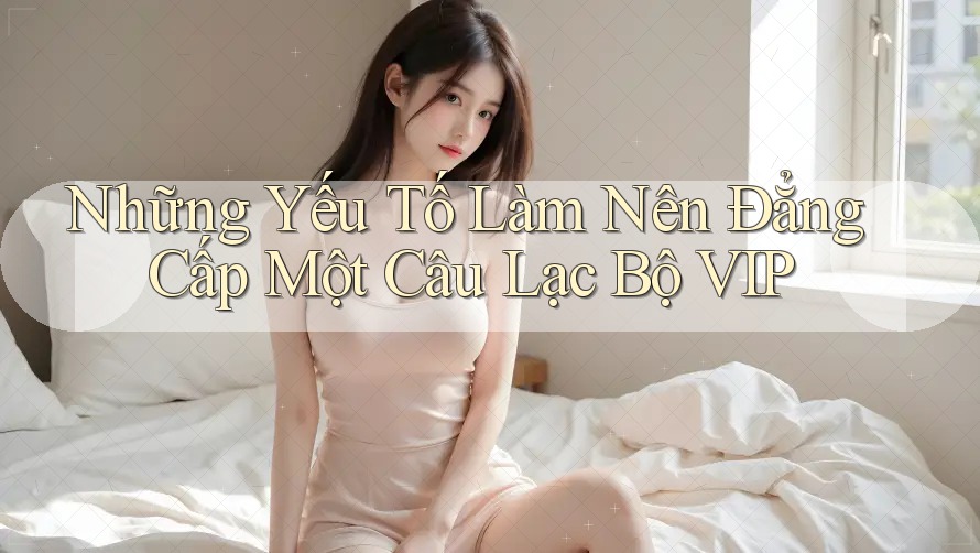 Những Yếu Tố Làm Nên Đẳng Cấp Một Câu Lạc Bộ VIP Những Yếu Tố Làm Nên Đẳng Cấp Một Câu Lạc Bộ VIP