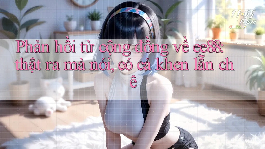 Phản hồi từ cộng đồng về ee88: thật ra mà nói, có cả khen lẫn chê Phản hồi từ cộng đồng về ee88: thật ra mà nói, có cả khen lẫn chê