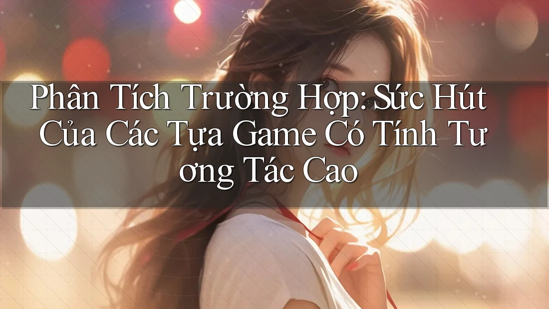 Phân Tích Trường Hợp: Sức Hút Của Các Tựa Game Có Tính Tương Tác Cao Phân Tích Trường Hợp: Sức Hút Của Các Tựa Game Có Tính Tương Tác Cao
