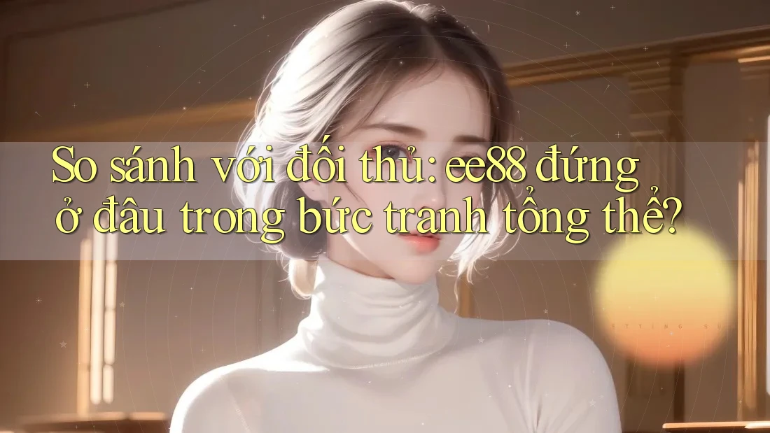 So sánh với đối thủ: ee88 đứng ở đâu trong bức tranh tổng thể? So sánh với đối thủ: ee88 đứng ở đâu trong bức tranh tổng thể?