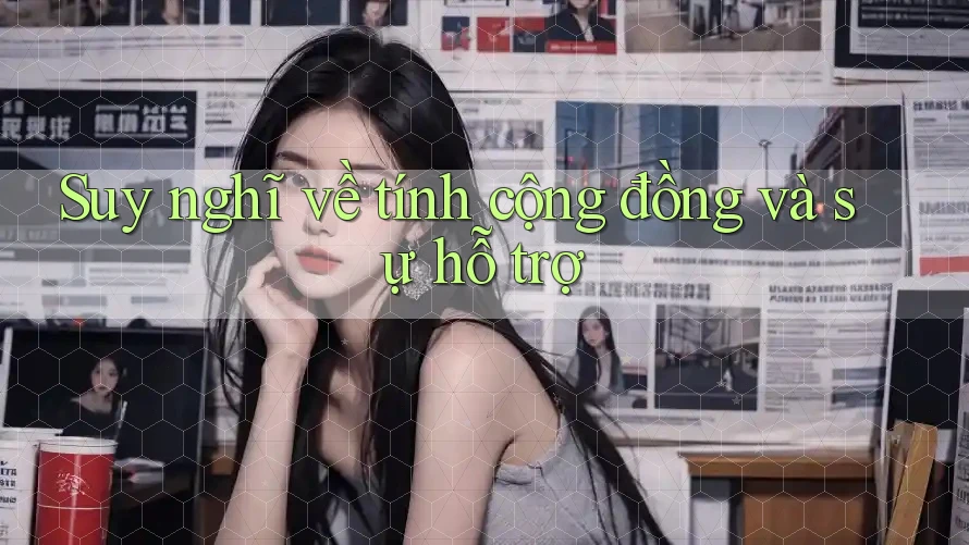 Suy nghĩ về tính cộng đồng và sự hỗ trợ Suy nghĩ về tính cộng đồng và sự hỗ trợ
