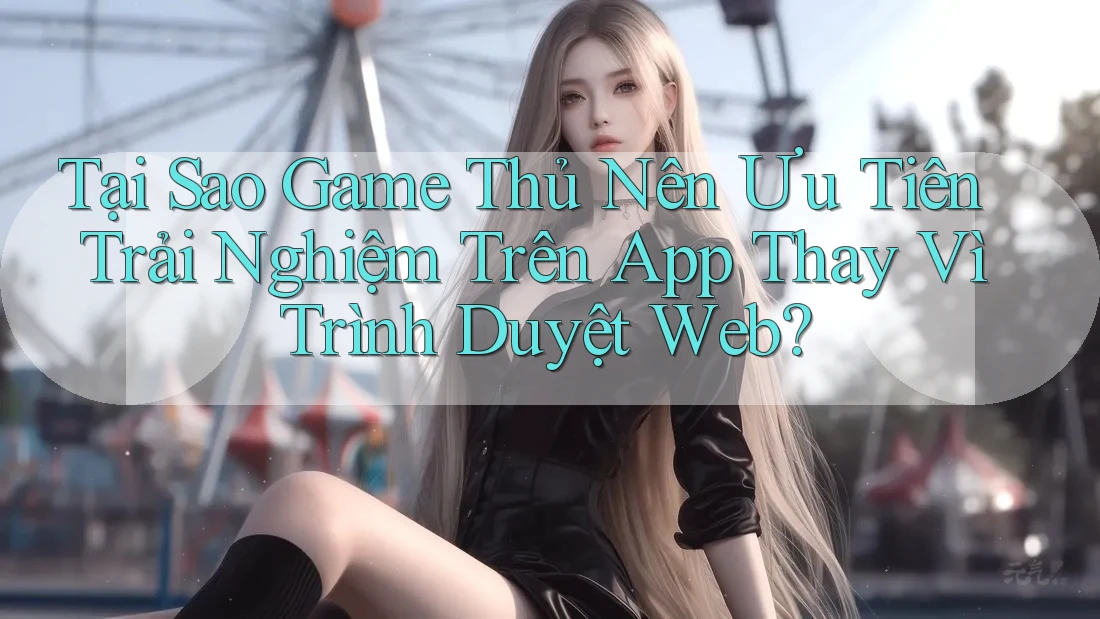 Tại Sao Game Thủ Nên Ưu Tiên Trải Nghiệm Trên App Thay Vì Trình Duyệt Web?